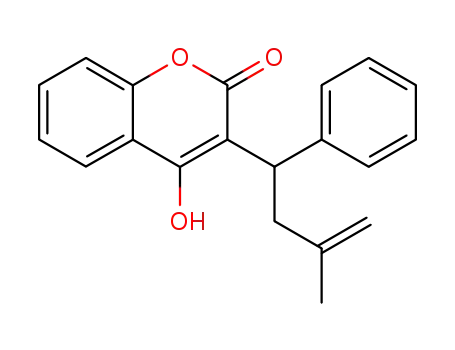 4-hydroxy-3-(3-methyl-1-phenyl-3-butenyl)-2H-1-benzopyran-2-one