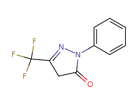 Molecular Structure of 321-07-3 (1-PHENYL-3-(TRIFLUOROMETHYL)-2-PYRAZOLIN-5-ONE)