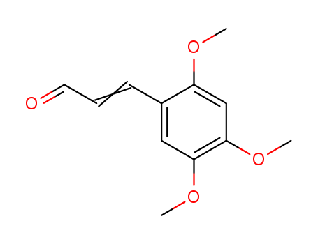Molecular Structure of 106128-88-5 (2-Propenal, 3-(2,4,5-trimethoxyphenyl)-)