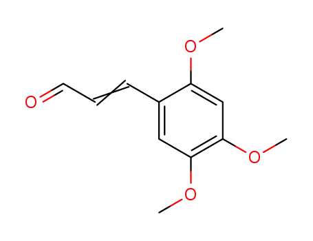 Molecular Structure of 106128-88-5 (2-Propenal, 3-(2,4,5-trimethoxyphenyl)-)