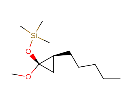 ((1R,2S)-1-Methoxy-2-pentyl-cyclopropoxy)-trimethyl-silane