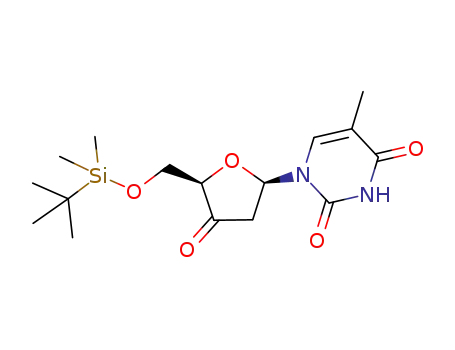 5'-(O-tert-butyl(dimethyl)silyl)-3'-ketothymidine