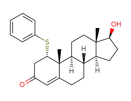 1α-phenylthio-17β-hydroxyandrost-4-ene-3-one
