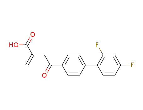 4-(2',4'-difluorobiphenyl-4-yl)-2-methylene-4-oxobutanoic acid
