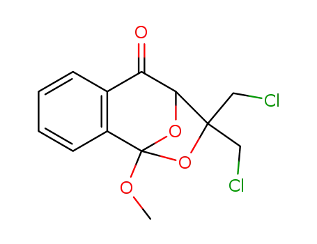 10,10-Bis-chloromethyl-1-methoxy-11,12-dioxa-tricyclo[7.2.1.02,7]dodeca-2(7),3,5-trien-8-one