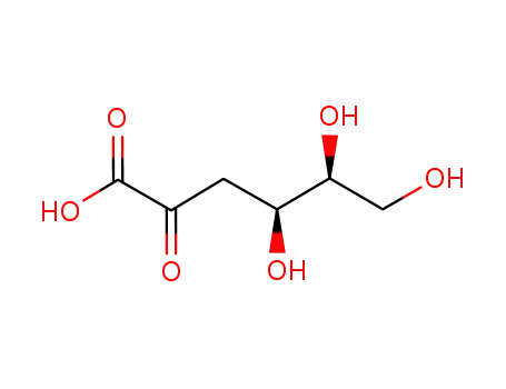 (4S,5S)-3-deoxy-2-hexulosonic acid