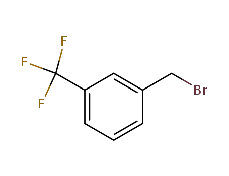Molecular Structure of 402-23-3 (3-(Trifluoromethyl)benzyl bromide)