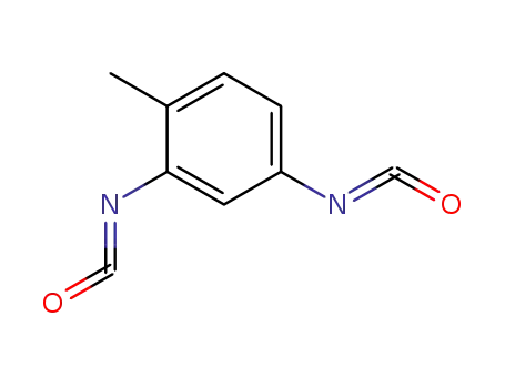 Molecular Structure of 584-84-9 (Tolylene-2,4-diisocyanate)