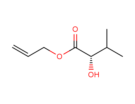 Molecular Structure of 178113-56-9 (Butanoic acid, 2-hydroxy-3-methyl-, 2-propenyl ester, (2S)-)