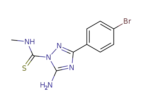 5-amino-3-(4-bromophenyl)-1-[methylamino(thiocarbonyl)]-1H-1,2,4-triazole