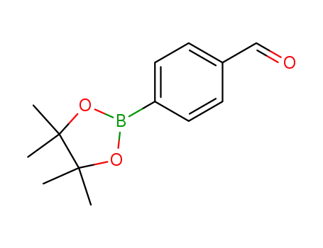 Molecular Structure of 128376-64-7 (4-Formylphenylboronic acid pinacol cyclic ester)