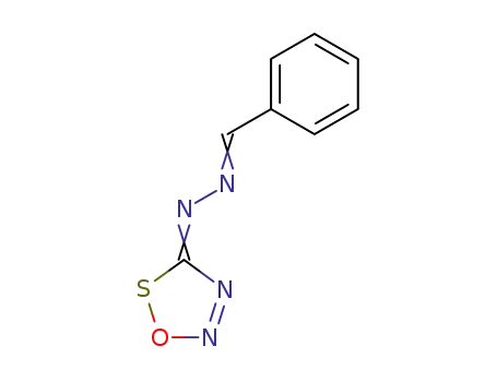 N-[1,5,2,3]Oxathiadiazol-(4E)-ylidene-N'-[1-phenyl-meth-(Z)-ylidene]-hydrazine