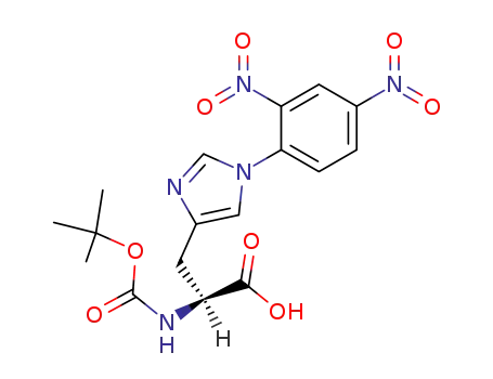 Molecular Structure of 25024-53-7 (BOC-HIS(DNP)-OH)