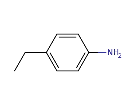 Molecular Structure of 589-16-2 (4-Ethylaniline)
