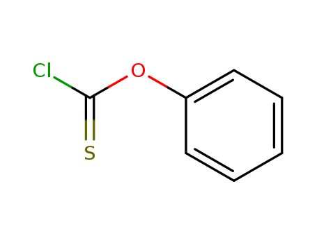 1005-56-7,Phenyl chlorothionocarbonate,Formicacid, chlorothio-, O-phenyl ester (6CI,7CI,8CI);NSC 99103;O-Phenylcarbonochloridothioate;O-Phenyl chlorothiocarbonate;O-Phenylchlorothioformate;O-Phenyl chlorothionoformate;Phenoxythiocarbonyl chloride;Phenylchlorothionoformate;Phenyl thiochloroformate;Phenyl thionochloroformate;Phenyl thioxochloroformate;