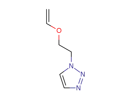 Molecular Structure of 59282-97-2 (1H-1,2,3-Triazole, 1-[2-(ethenyloxy)ethyl]-)