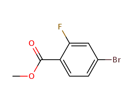 Molecular Structure of 179232-29-2 (Methyl 4-bromo-2-fluorobenzoate)