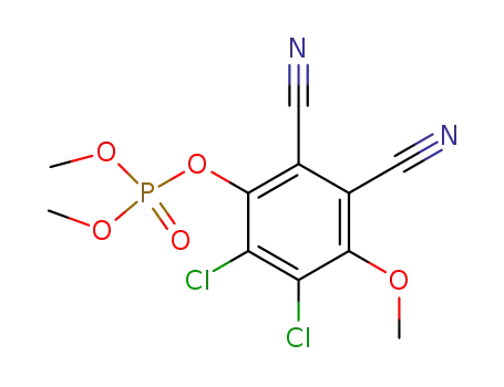 Phosphoric acid 2,3-dichloro-5,6-dicyano-4-methoxy-phenyl ester dimethyl ester