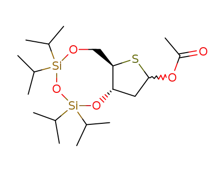 1-O-acetyl-2-deoxy-3,5-O-(1,1,3,3-tetraisopropyldisiloxane-1,3-diyl)-4-thio-D-erythro-pentofuranose