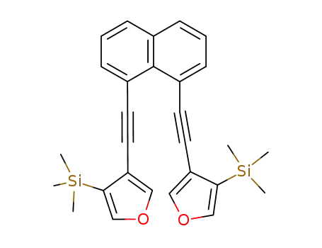1,8-bis-[(4-trimethylsilyl)-3-furanylethynyl]naphthalene