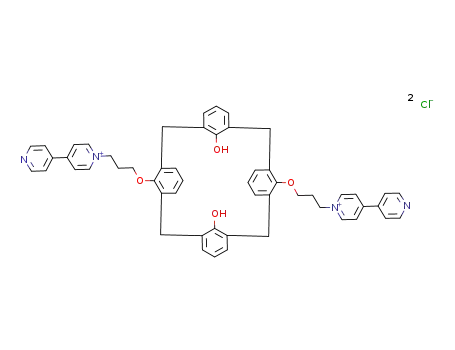 25,27-bis[3-(4,4'-bipyridine-1'-yl)propoxy]-26,28-dihydroxycalix[4]arene dichloride