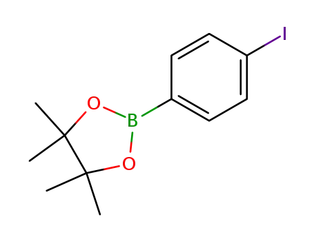 Molecular Structure of 73852-88-7 (4-Iodobenzeneboronic acid pinacol ester, 97%)