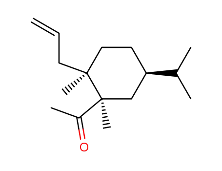 1-[(1R,2R,5R)-(2-allyl-5-isopropyl-1,2-dimethylcyclohexyl)]ethanone