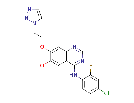 (4-chloro-2-fluoro-phenyl)-[6-methoxy-7-(2-[1,2,3]triazol-1-yl-ethoxy)-quinazolin-4-yl]-amine