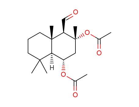 (1S,3R,4R,4aS,8aS)-3-(Acetyloxy)-4-formyl-3,4a,8,8-tetramethyldecahydronaphthalen-1-yl acetate