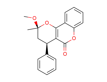 2-methoxy-2-methyl-4-phenyl-3,4-dihydro-2H-pyrano[3,2-c]chromen-5-one
