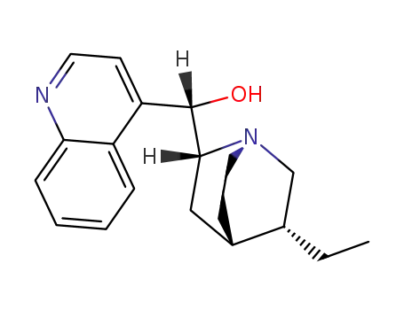 Molecular Structure of 485-65-4 (Cinchonan-9-ol,10,11-dihydro-, (9S)-)