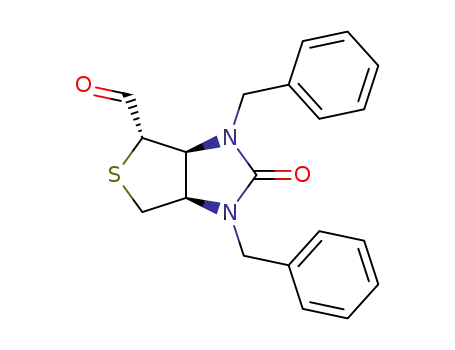 (3aS,4S,6aR)-1,3-dibenzyl-2-oxohexahydro-1H-thieno[3,4-d]imidazole-4-carbaldehyde