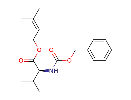 (S)-2-Benzyloxycarbonylamino-3-methyl-butyric acid 3-methyl-but-2-enyl ester