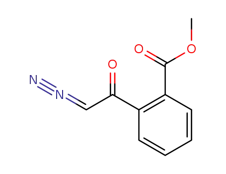 Molecular Structure of 18435-67-1 ({2-[2-(methoxycarbonyl)phenyl]-2-oxoethylidene}diazenium)