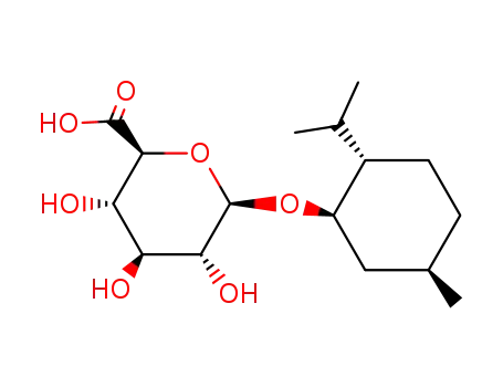 Molecular Structure of 79466-08-3 (menthol glucuronide)