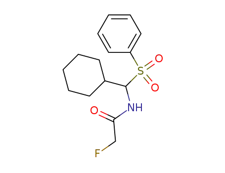 N-(benzenesulfonyl-cyclohexyl-methyl)-2-fluoro-acetamide