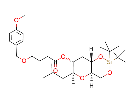 (4aR,6S,7R,8aS)-4-(4-methoxybenzyloxy)butyric acid 2,2-di(tert-butyl)-6-methyl-6-(2-methylallyl)-4,4a,6,7,8,8a-hexahydro-1,3,5-trioxa-2-silanaphthalen-7-yl ester