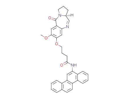 N-chrysen-6-yl-4-(7-methoxy-5-oxo-2,3,5,11a-tetrahydro-1H-benzo[e]pyrrolo[1,2-a][1,4]diazepin-8-yloxy)-butyramide