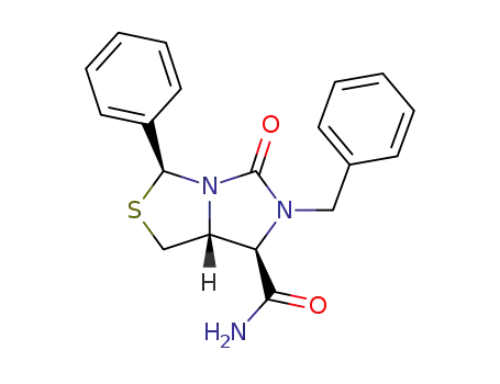 (1R,2S,4R)-3-benzyl-4-carbamoyl-2-oxo-2-phenylimidazo[1,5-c]thiazolidine