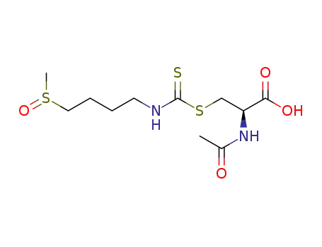 N-acetyl-S-{N-[4-(methylsulfinyl)butyl]thiocarbamoyl}-L-cysteine
