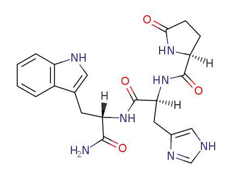 L-pyroglutamyl-L-histidine-L-tryptophane amide