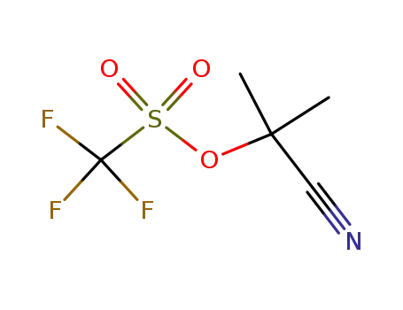 trifluoro-methanesulfonic acid cyano-dimethyl-methyl ester