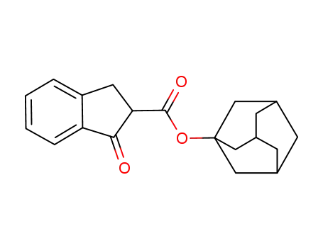 1-oxo-indan-2-carboxylic acid adamantan-1-yl ester