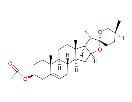 Molecular Structure of 1180-12-7 (Neodiosgenin(3beta,25S) acetate)