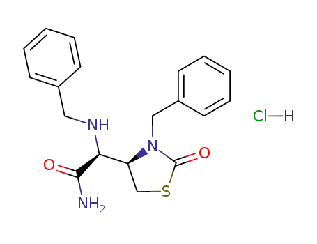 (2S)-2-[(4R)-3-benzyl-2-oxathiazolidin-4-yl]-2-benzylaminoacetamide hydrochloride