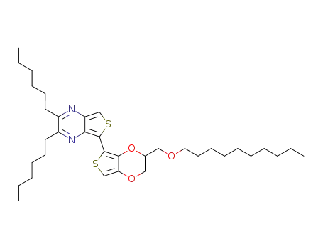 5-(3-decyloxymethyl-2,3-dihydro-thieno[3,4-b][1,4]dioxin-5-yl)-2,3-dihexyl-thieno[3,4-b]pyrazine