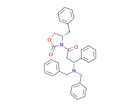 (4S,3'R)-3-[3'-(N,N-dibenzylamino)-3'-phenylpropanoyl]-4-benzyloxazolidin-2-one