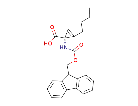 2-butyl-1-(9H-fluoren-9-ylmethoxycarbonylamino)-cycloprop-2-ene carboxylic acid