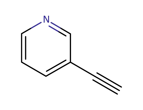 Molecular Structure of 2510-23-8 (3-ETHYNYLPYRIDINE)