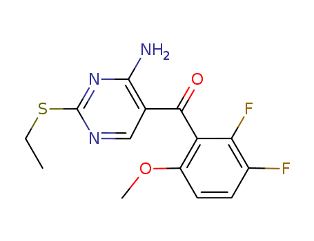 Methanone, [4-aMino-2-(ethylthio)-5-pyriMidinyl](2,3-difluoro-6-Methoxyphenyl)-